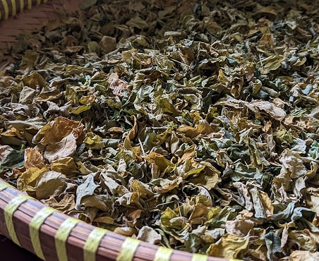 White marble quarry landscape