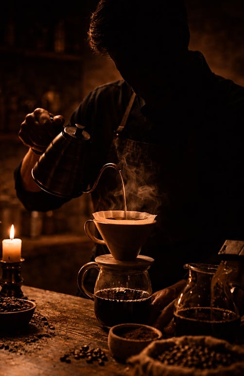 Stone terraces and natural rock formations