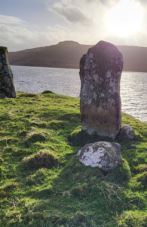 Stone terraces and natural rock formations